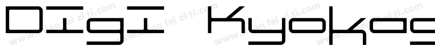 Digi Kyokasho NK R字体转换